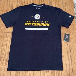 NWT | NIKE Property of Pittsburgh Steelers Tee T-Shirt - LARGE